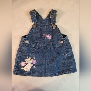 90s Aristocats baby overalls